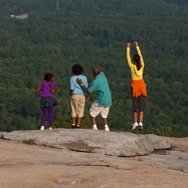 Steep Steps on the Stone Mountain Loop